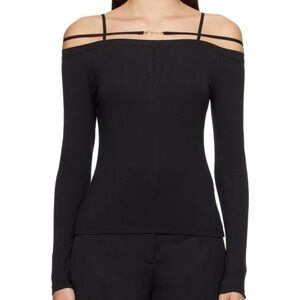 Jacquemus Black Le Papier Long Sleeve T- Shirt